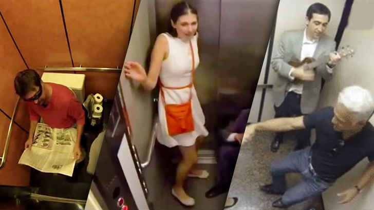 Moments Caught On Elevator Security Cams Financially